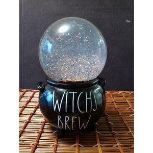 Witch's Brew‎ Snow Globe 6.5" Tall 3.5" Diameter